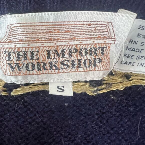 Vintage the import workshop bird graphic crewneck sweater #cute #quirky cabin - Picture 4 of 8